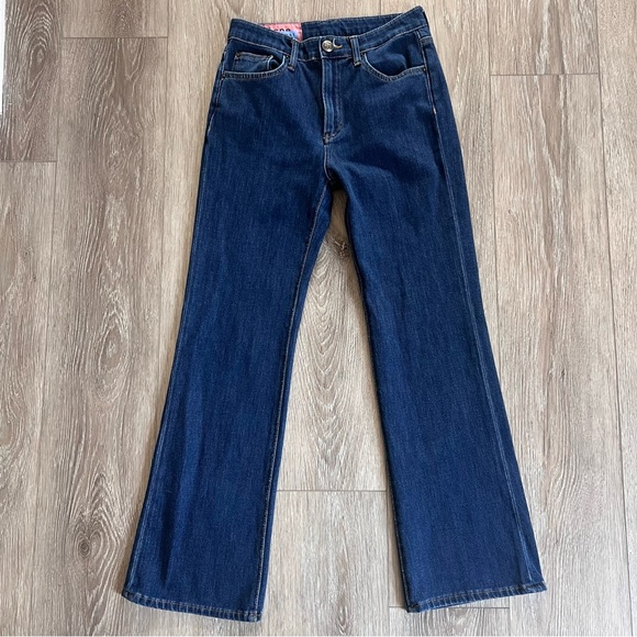 Acne Studio Blue Flare Jeans Women’s Size Small - Picture 1 of 12